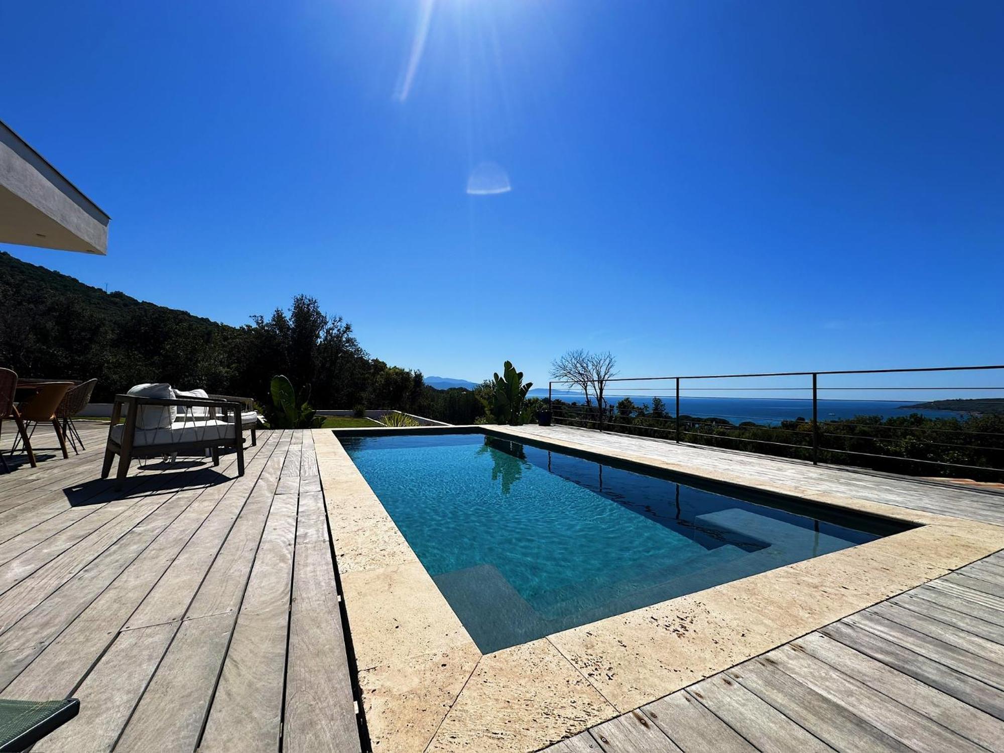 Villas De Standing Avec Magnifique Vue Mer Et Piscines Privees, Sagone Sagone  Exterior foto