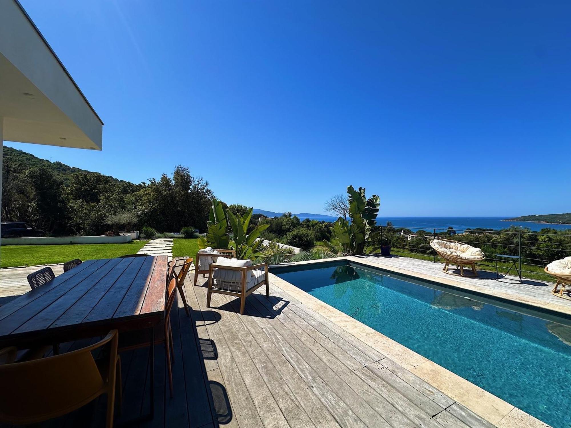 Villas De Standing Avec Magnifique Vue Mer Et Piscines Privees, Sagone Sagone  Exterior foto